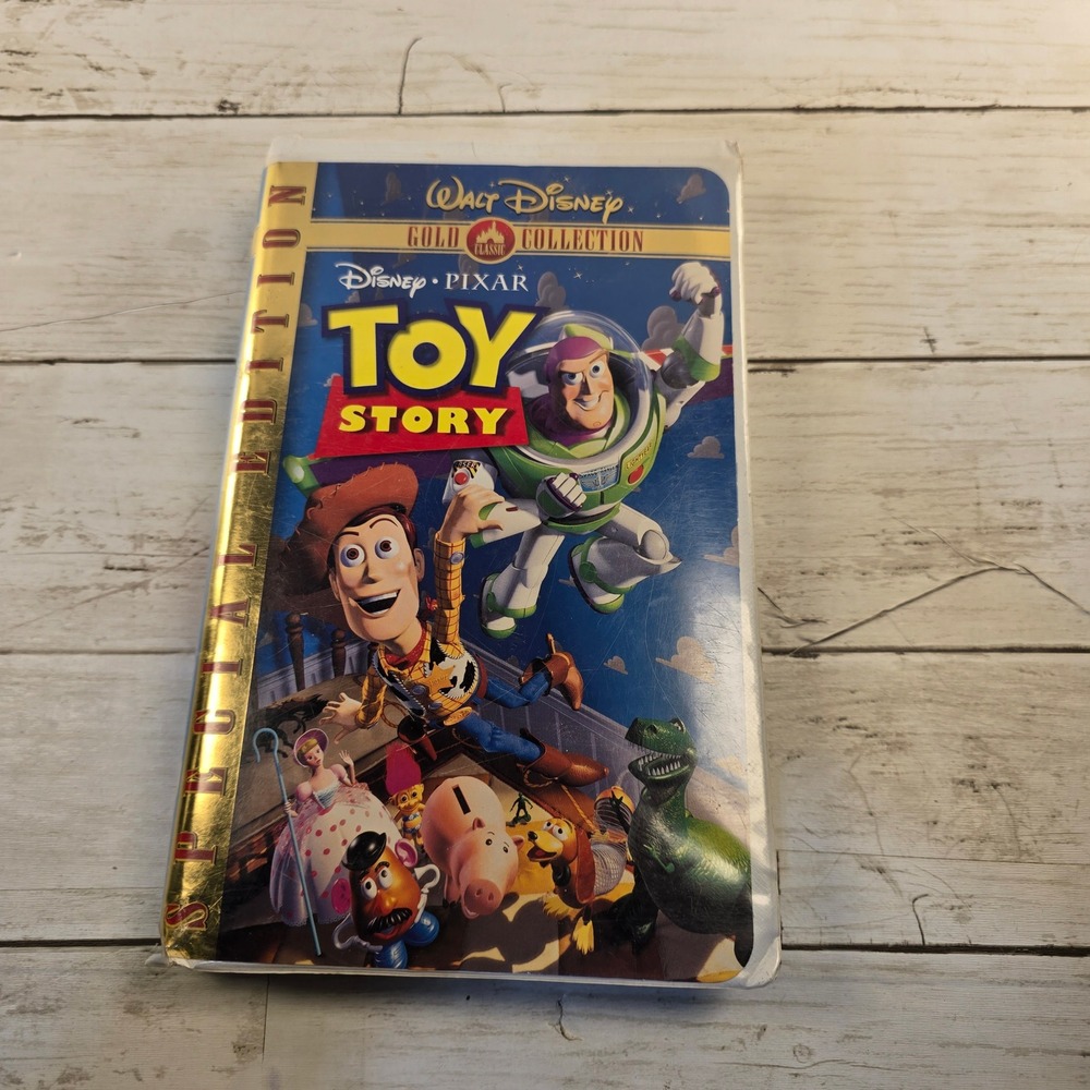 Disney Pixar Toy Story VHS Gold Classic Collection Special Edition Clamshell‎